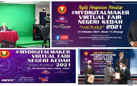 31 Oktober 2021 - MyDigitalMaker Virtual Fair Negeri Kedah (MaiReka)